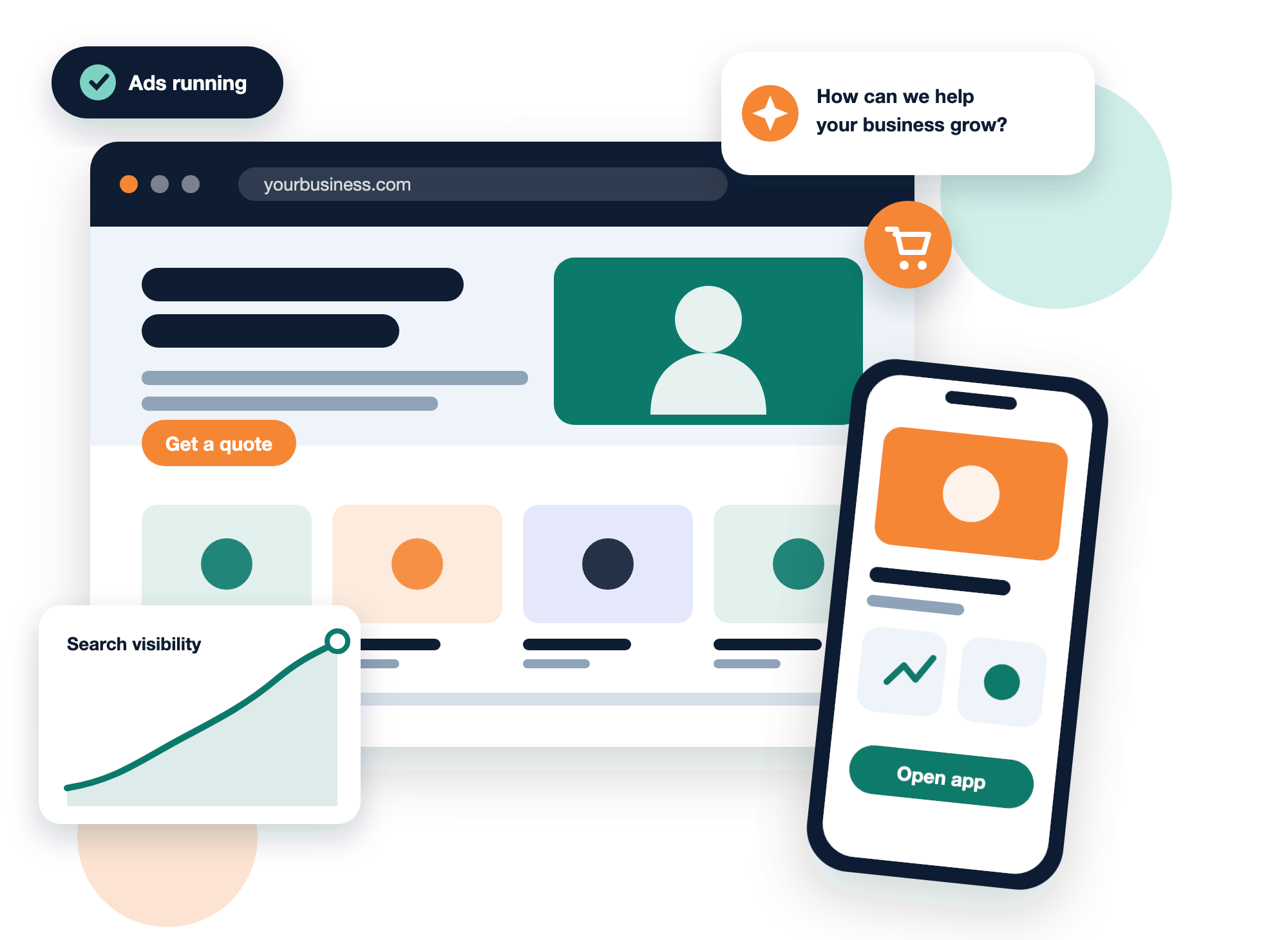 Website, mobile app, SEO and AI services from Opal Infotech Inc.