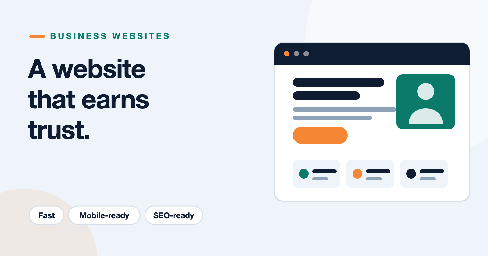 Business web development: fast, mobile-ready, SEO-ready websites